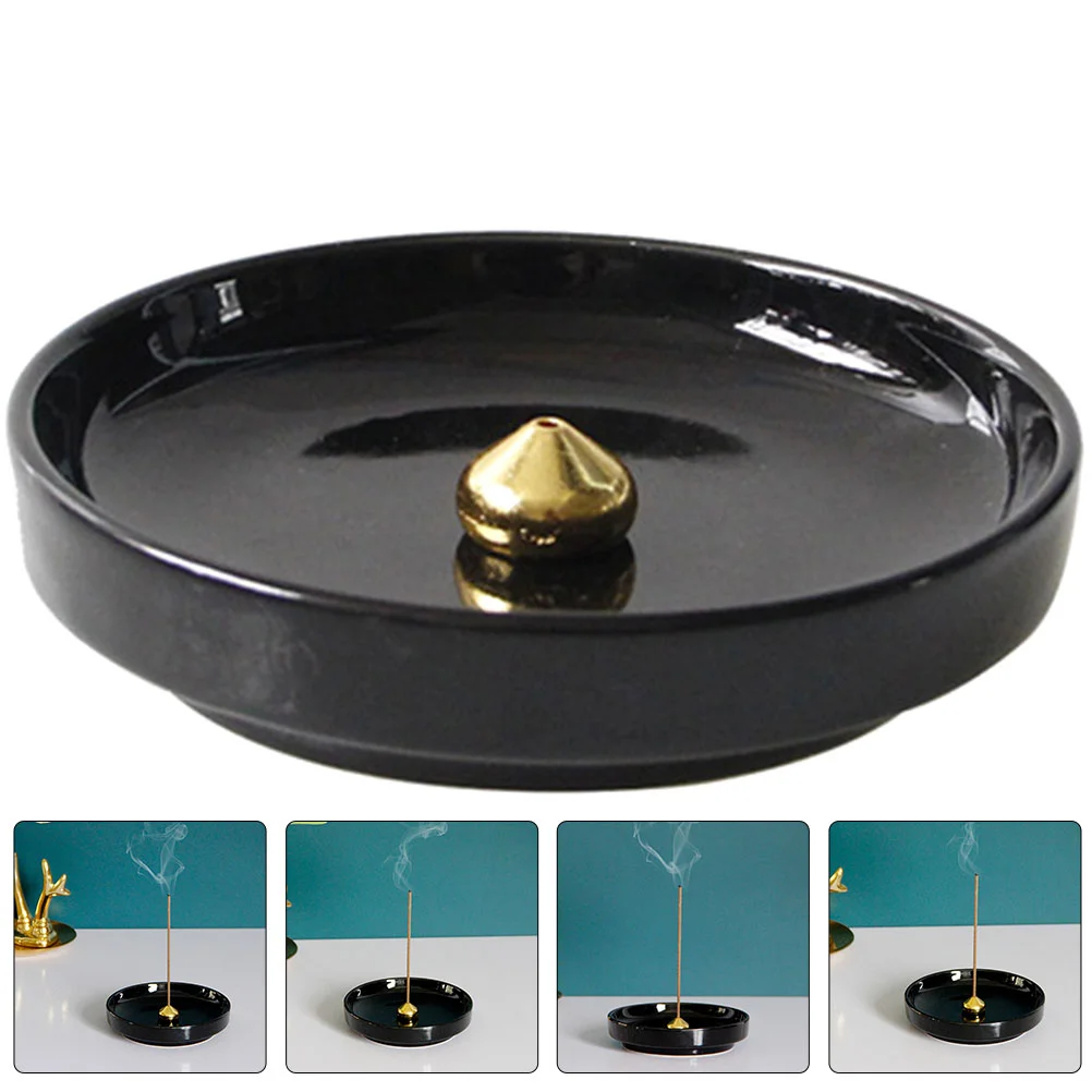

Holder Burner Stick Tray Ash Cone Aroma Diffuser Decoration Sticks Vintage Warmer Oil Essential Tealightfurnace Lotus Year