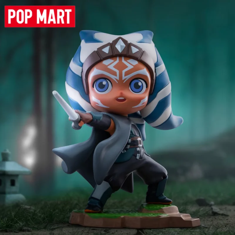 Фото Новые оригинальные коллекционные фигурки POP MART STAR WARS: серия «Мандалорец», аниме-фигурки в закрытой упаковке, таинственная коробка, настольные игрушки №1