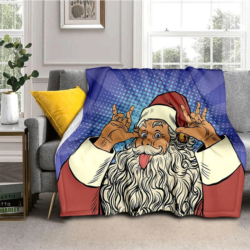 

Christmas gift blanket custom surprise gift bed sofa blanket office Cute thin blanket