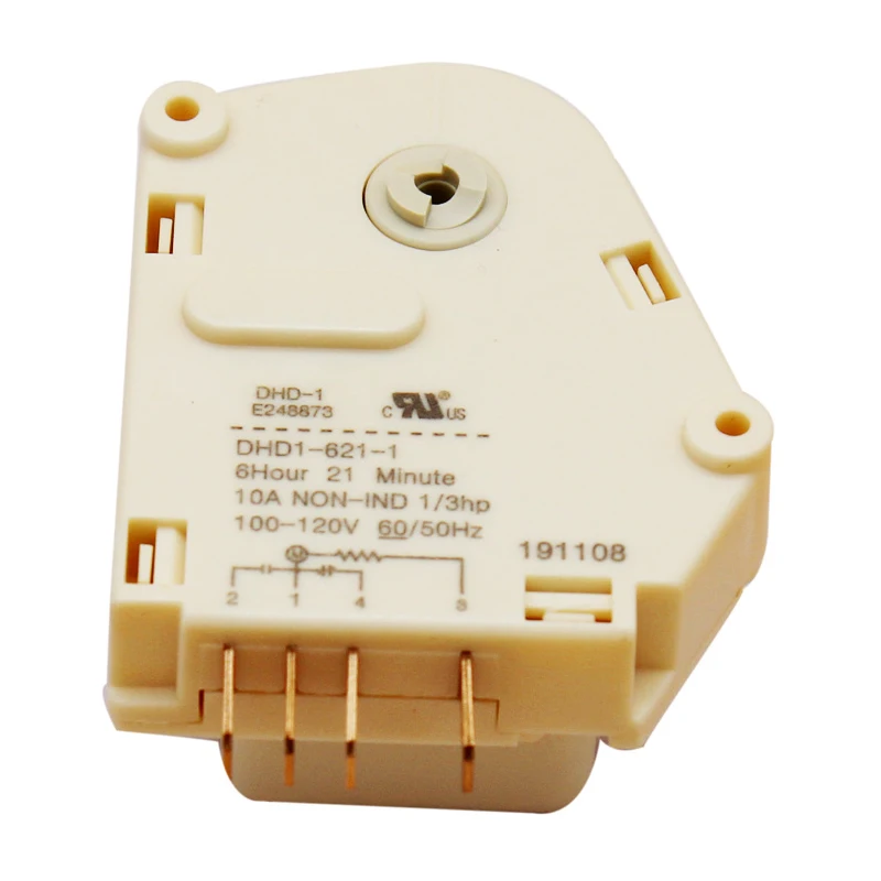 

BEHAIVAN 100-120V Таймер для разморозки холодильника высокая надежность и энергосбережение 6 часов Запчасти Аксессуары для электроприборов