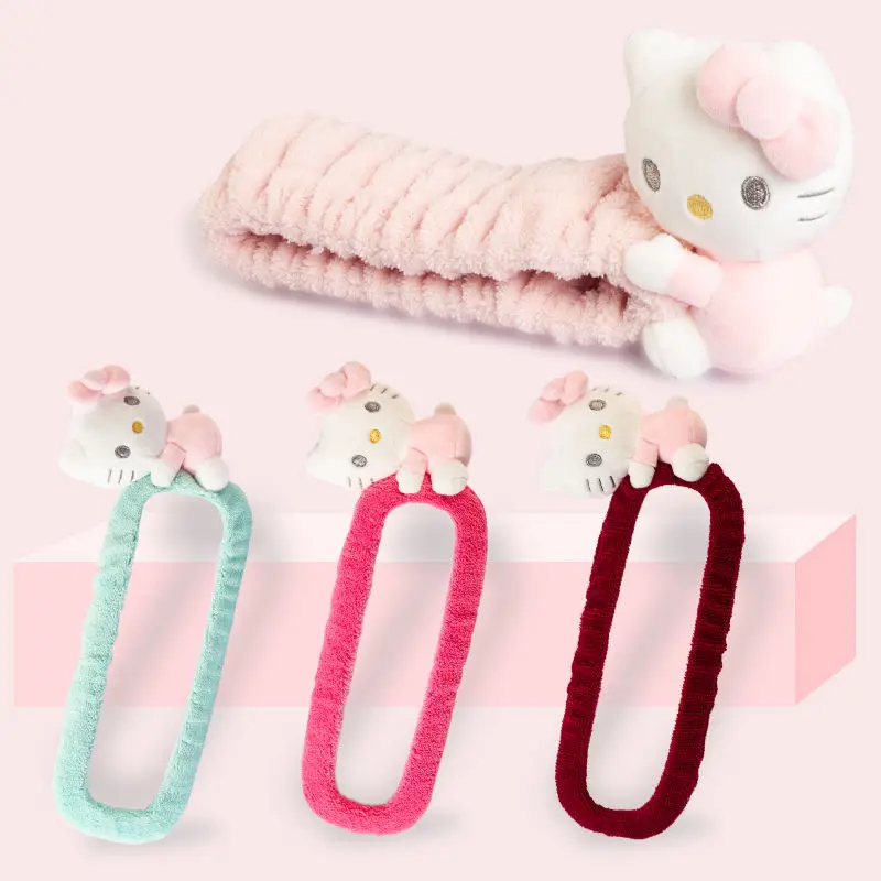 

Чехол для зеркала заднего вида, милые аксессуары Sanrio Hello Kittys, чехол для зеркала заднего вида, украшение салона автомобиля, подарок для девоче...
