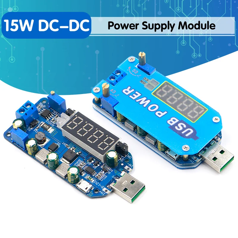 

Регулируемый лабораторный источник питания постоянного тока DP2F с usb, постоянный ток 0,5-30 в, 15 Вт, регулятор напряжения QC2.0 QC3.0 AFC FCP, триггер быс...
