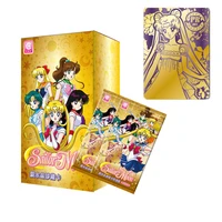 original anime sailor moon silver crystal collection card special article full flash pr card kids toy christmas gifts