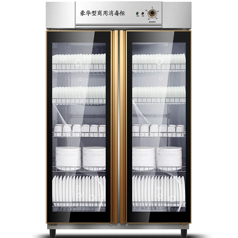 Дезинфекция посуды стерилизованный шкаф с двойной дверью ресторан столовая