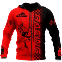 2021new autumn hoodie horse racing 3d printing menswomens sweatshirt unisex streetwear zipper pullover casual jacket 01