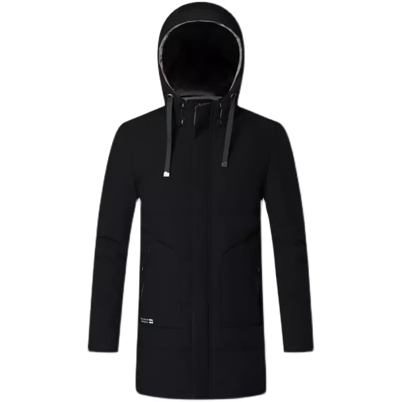 Color Down Coats Fashion Casual Men Clothing 2021|Down Jackets Jacket Men White Duck Down Jacket Thick Warm  Long Hooded Mens So