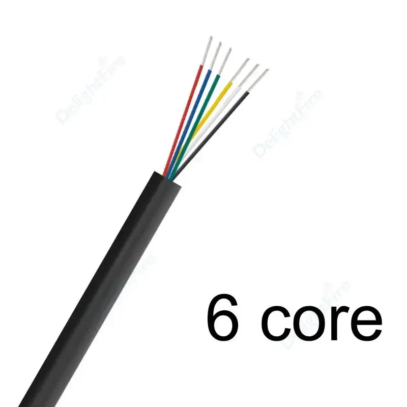 

Кабель в оболочке 28, 26, 24, 22, 20, 18 AWG, луженый медный провод 2 3 4 5 6 7 8 10 проводных электронных аудиопровод для светодиодных лент