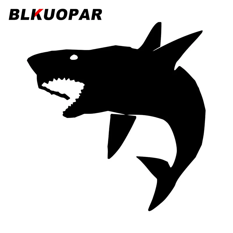 

BLKUOPAR Акула забавные наклейки для автомобиля креативные аниме сделай сам наклейка царапинам водонепроницаемый ноутбук украшение на холоди...