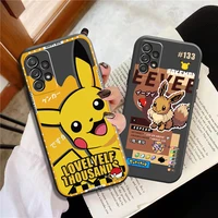 pikachu pokemon phone cases for samsung galaxy a21s a31 a72 a52 a71 a51 5g a42 5g a20 a21 a22 4g a22 5g a20 a32 5g a11 carcasa