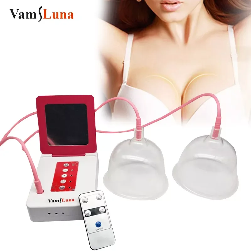 

VamsLuna Electric Double Cups Breast Sucking Massage Pump For Breast Lifting and Enlargement Care instrument