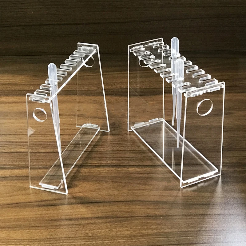 

Organic Glass 1/2/3ml pasteur pipette Stand PMMA Support Rack