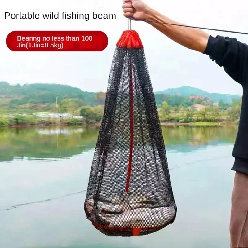 Прочная рыболовная сеть с посадками. Сеть для хранения большой емкости ловли