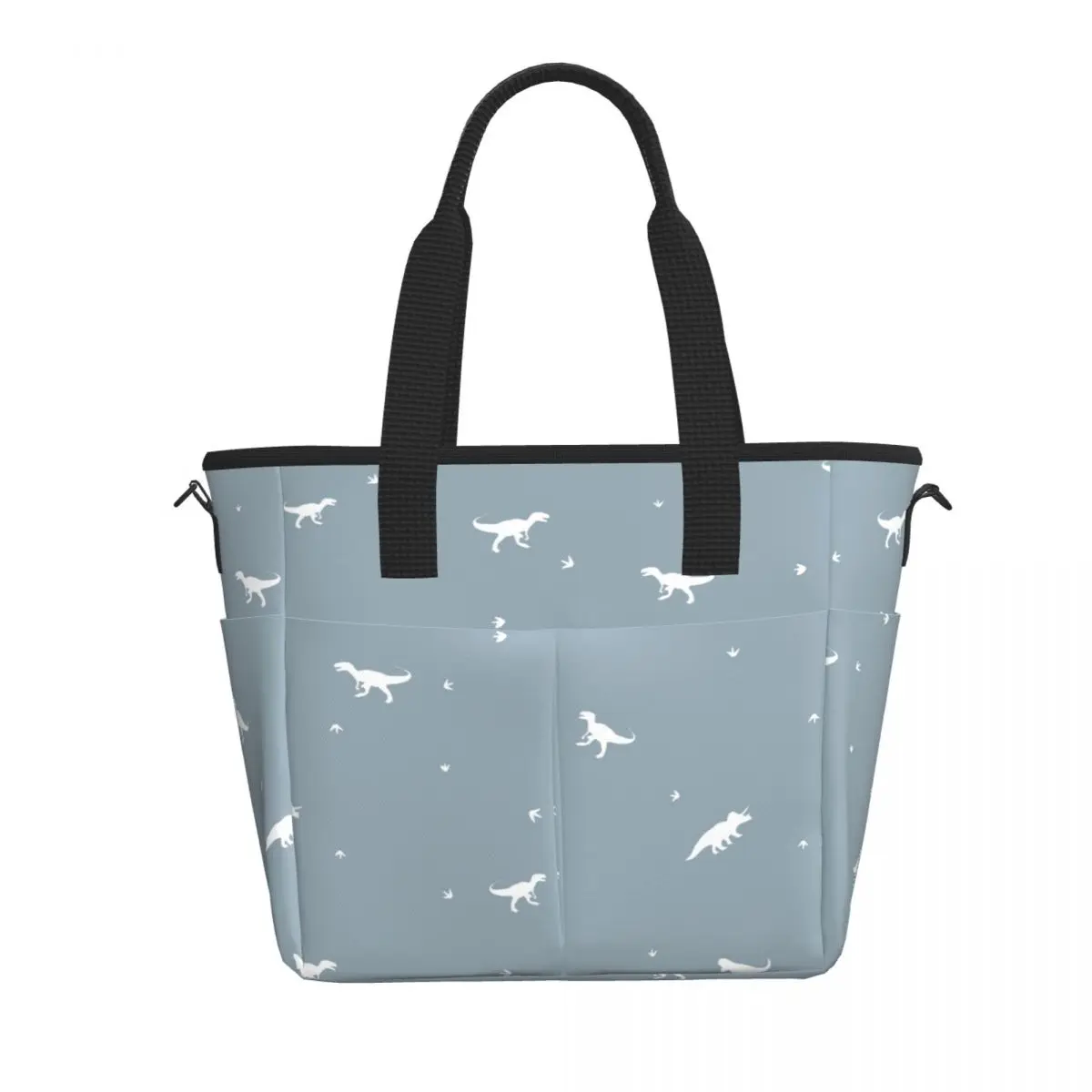 

New Fashion Bag Funny Dinosaur Pattern Thermal Handbag Lunch Bags