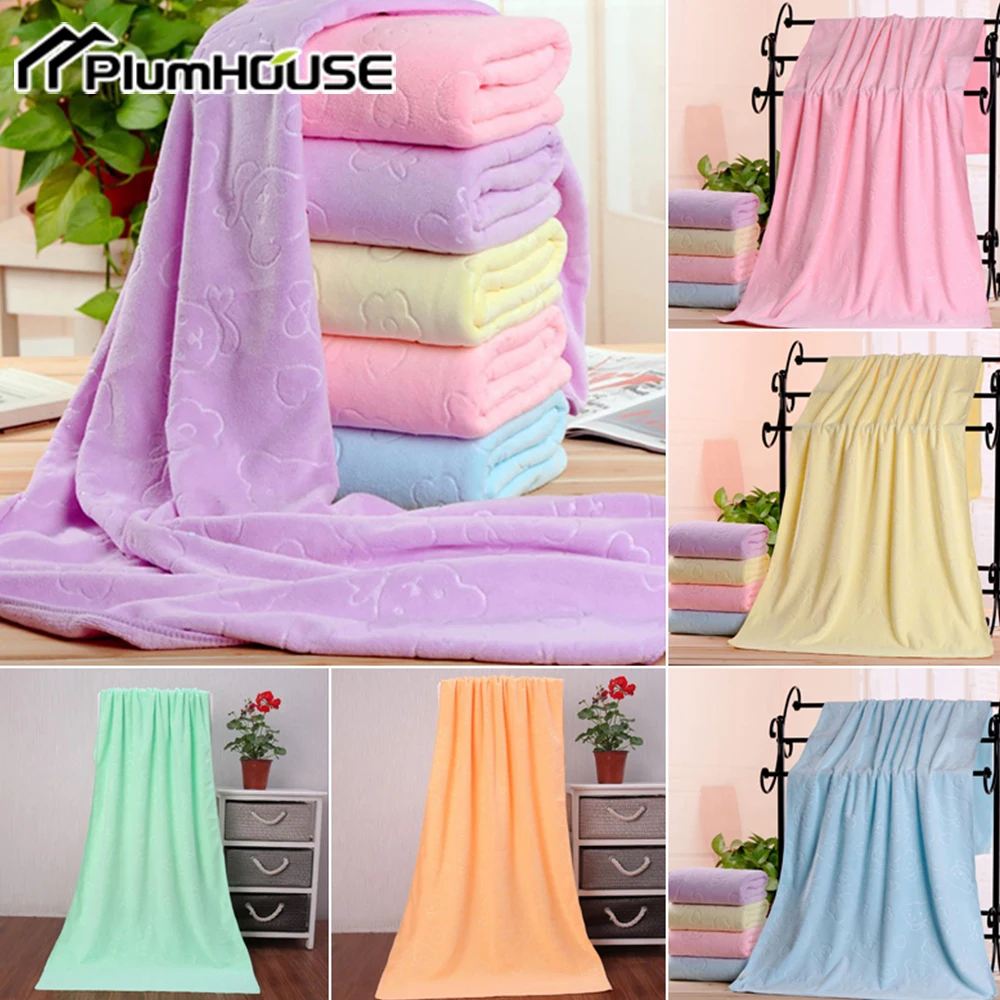 

70x140cm Microfiber Absorbent Bath Towel Quick-drying Large Bath Towel Comfort Beach Towels Breathable Soft Luxury Shower Towel