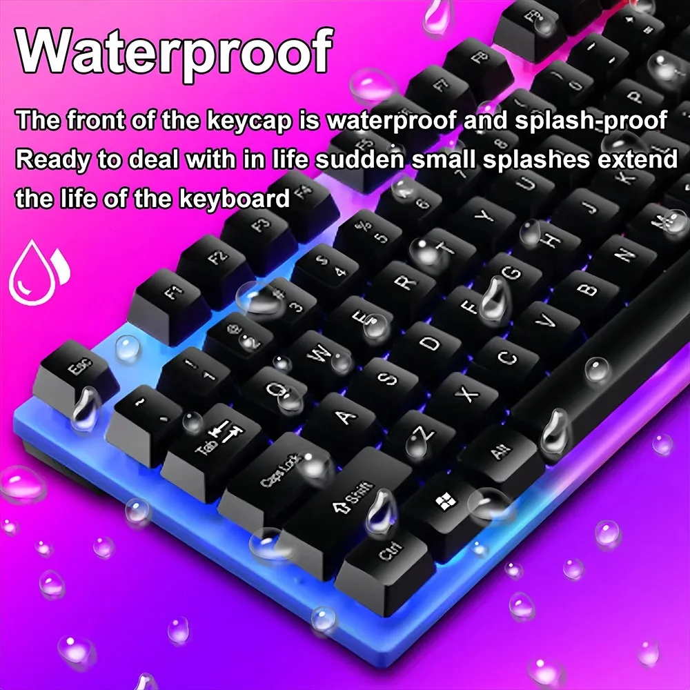 Механическая клавиатура 104 клавиш проводная RGB
