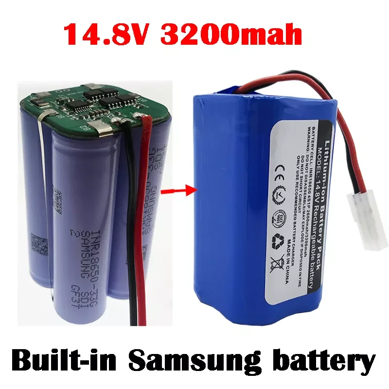 

2023New 14.8V 18650 Lithium Battery For XiaoMi G1,For MC-WRC53,For Phicomm X3,For FC9601,FC9602 Robot