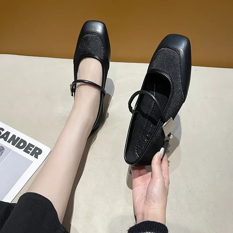 Женские туфли ручной работы из натуральной коровьей кожи на плоской подошве с