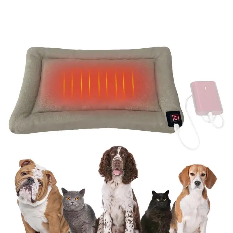 

Pet Heating Pad Cat Dog Soft Electric Blanket Temperature Control Waterproof Pet Heater Pad Cats Dog Bed Warmer Heated Floor Mat