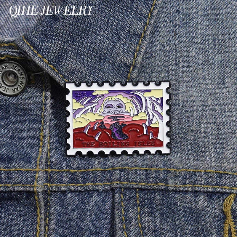 Масляная живопись художественный дизайн штамп Закладка эмалированные булавки