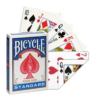 1 deck bicycle double face number playing cards gaff standard magic cards special props close up stage magic trick for magician