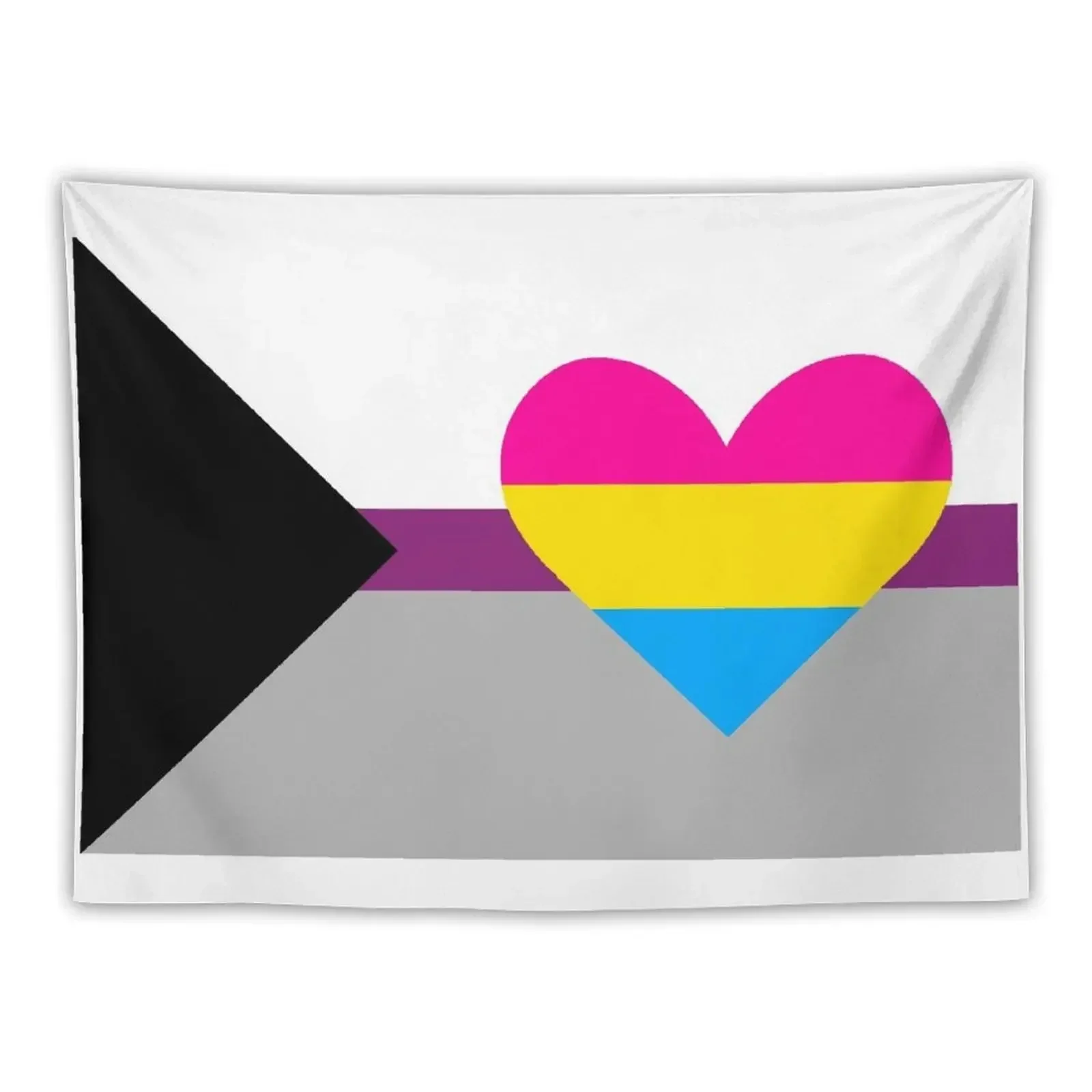 демисексуальный панромантический флаг гобелен товары для дома эстетическое