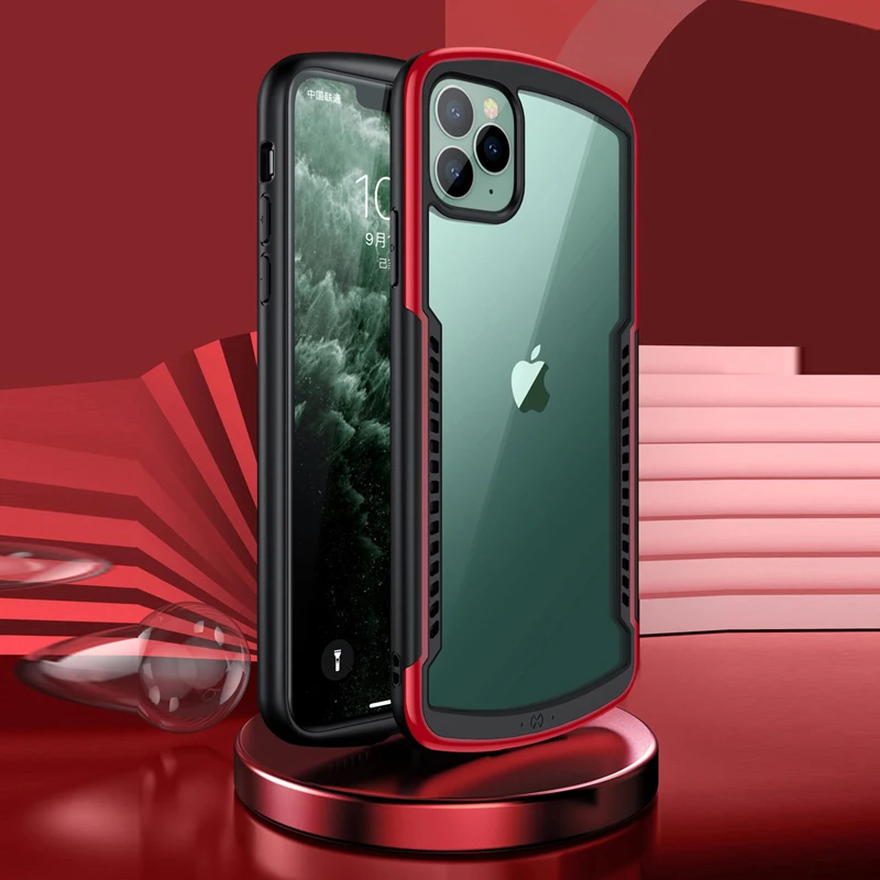 For iPhone 11 Case Shockproof Airbags Powerful Armor Back Cover for iPhone XR for iPhone 11 Pro Max for iPhone XS MAX XUNDD