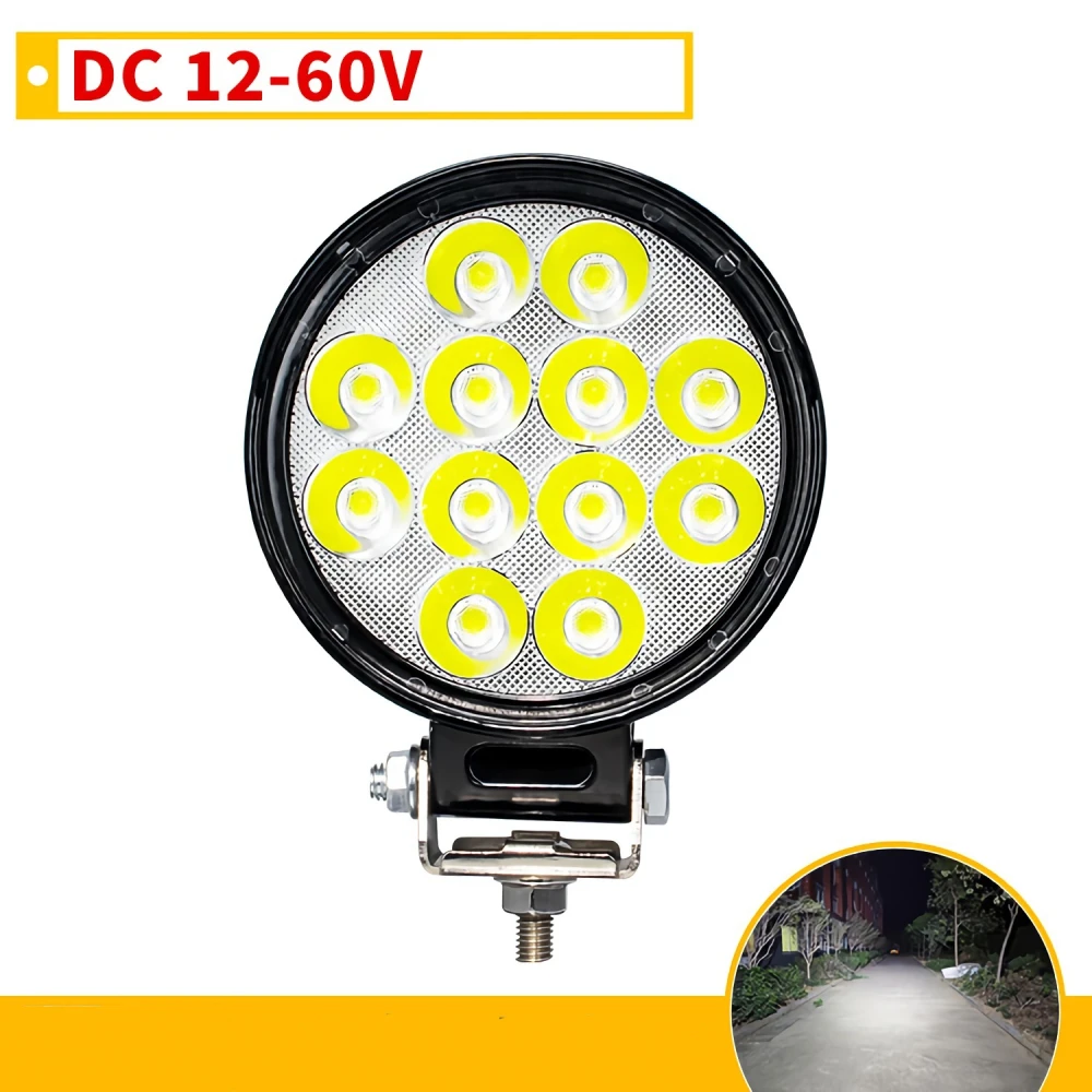 

1Pc 12V - 60V 36W Motorcycle Headlights Spotlights LED Work Light For Car 4WD ATV SUV UTV Trucks 4x4 Offroad Waterproof