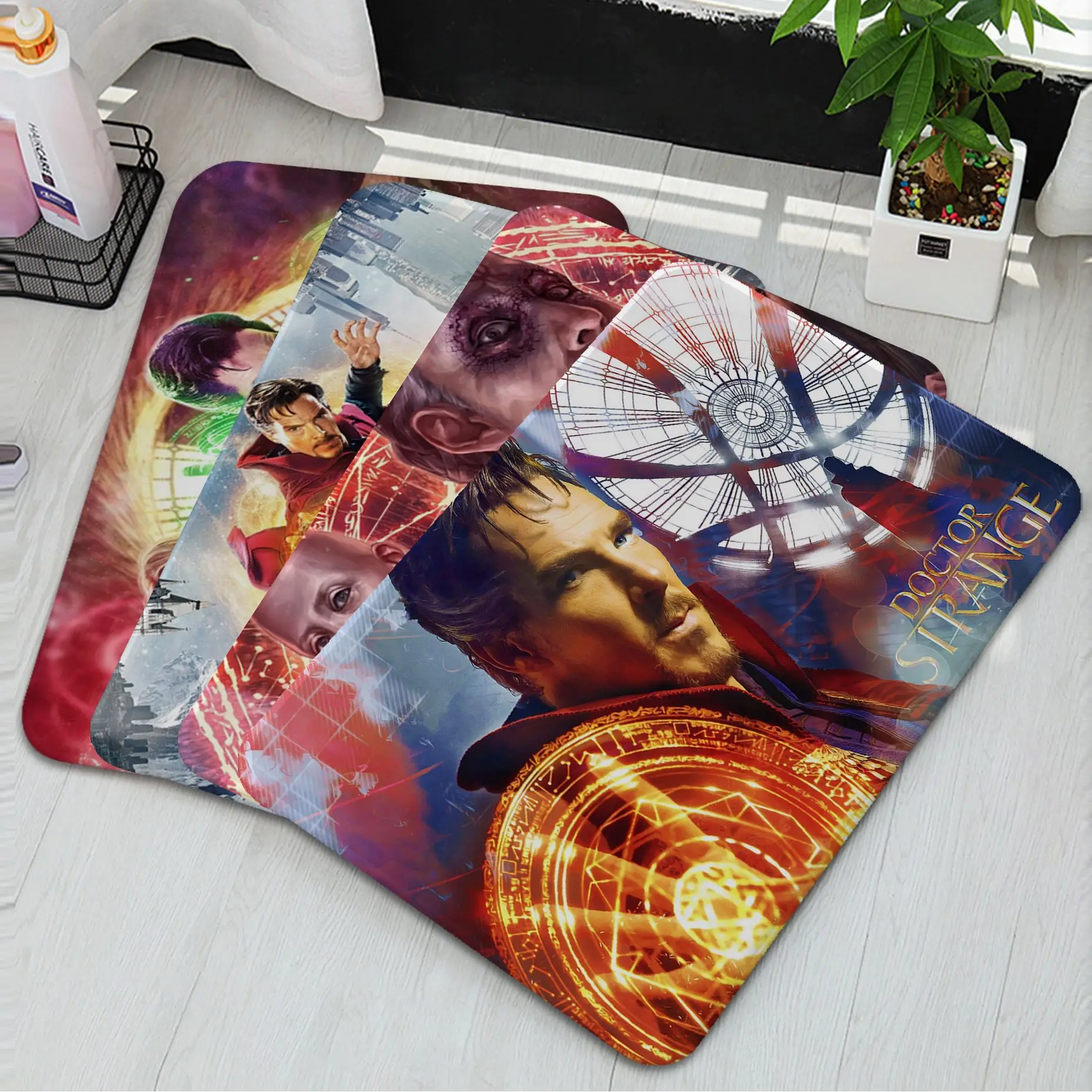 

Disney Marvel Doctor Strange Room Mats Retro Multiple Choice Living Room Kitchen Rug Non-Slip Welcome Rug