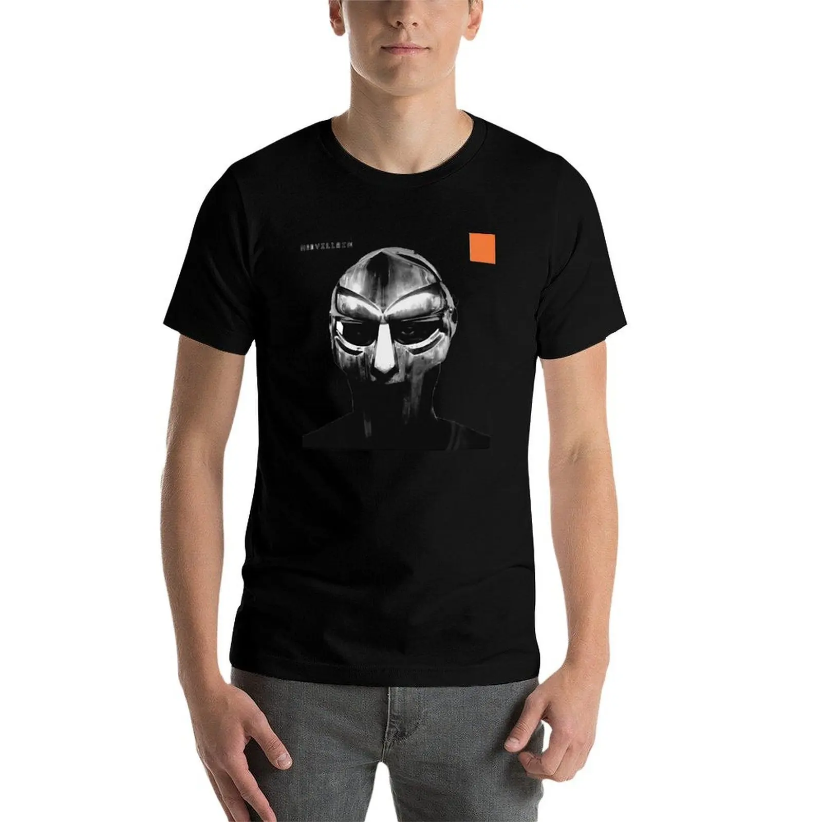 Фото Винтажная футболка Madvillain Madvillainy, базовая однотонная повседневная футболка №4