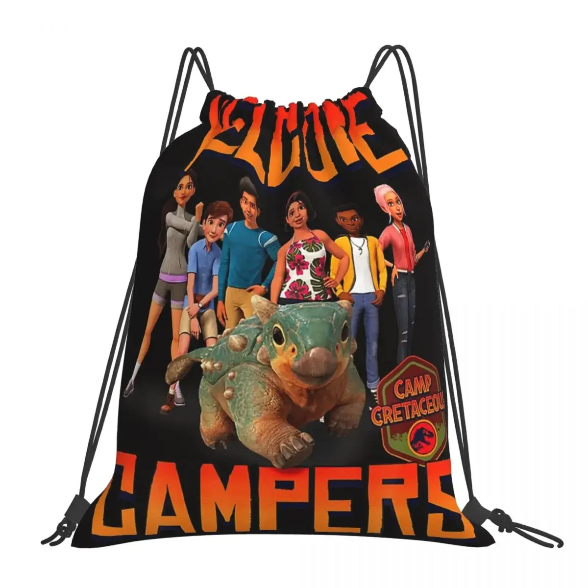 Лагерь мира Юрского периода Cretaceous Добро пожаловать Кемперы Групповые рюкзаки