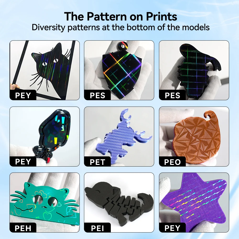 Лист Pei 235x235 для Ender 3 V2 5 Neptune 4 Pro Pet Peo Магнитная сборная пластина Спинная стальная