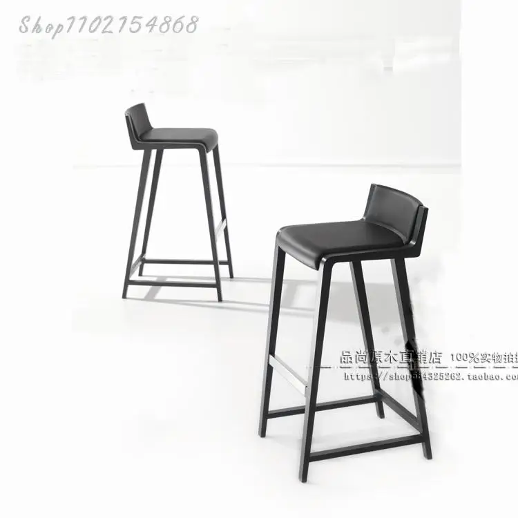 Табуретка высокая модная креативная барная стул северный стол и черный прилавок простыми.