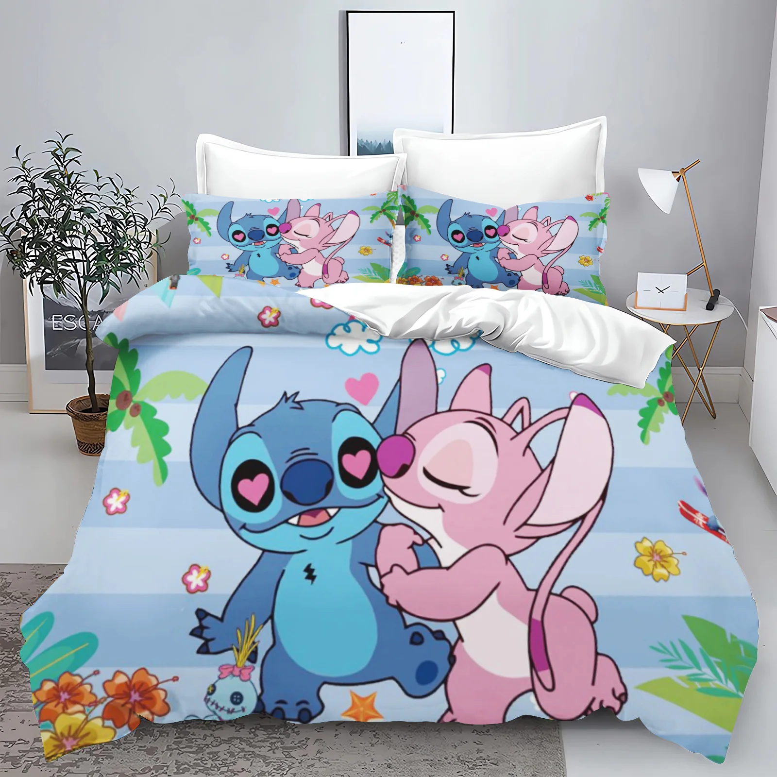 Детское постельное белье королевского размера с 3D вышивкой комплект