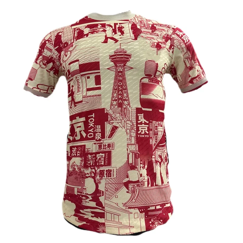 

Custom 23-24 Home Soccer Jerseys Players Edition with Full Graphic Logo Japan Patch Name And Number Can Be Added to the Shirt