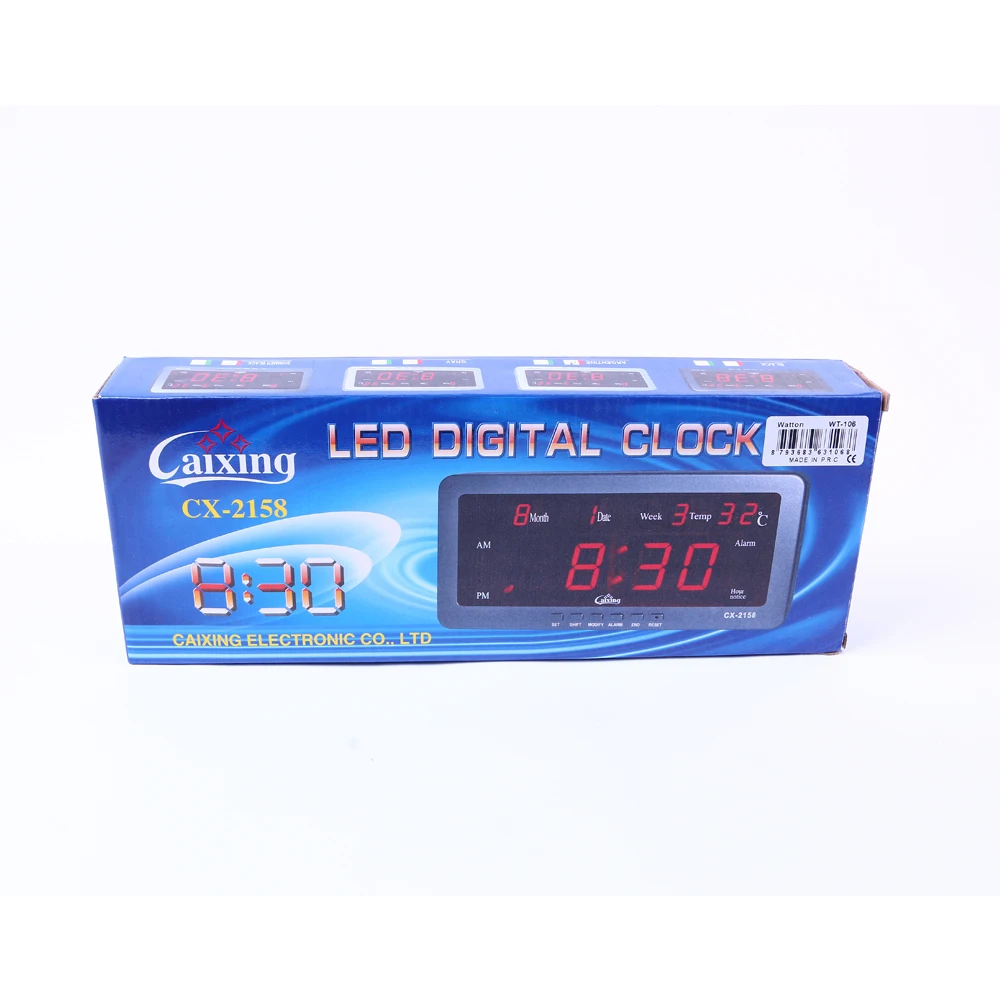 Настольные настенные и автомобильные часы яркий белый свет на большие