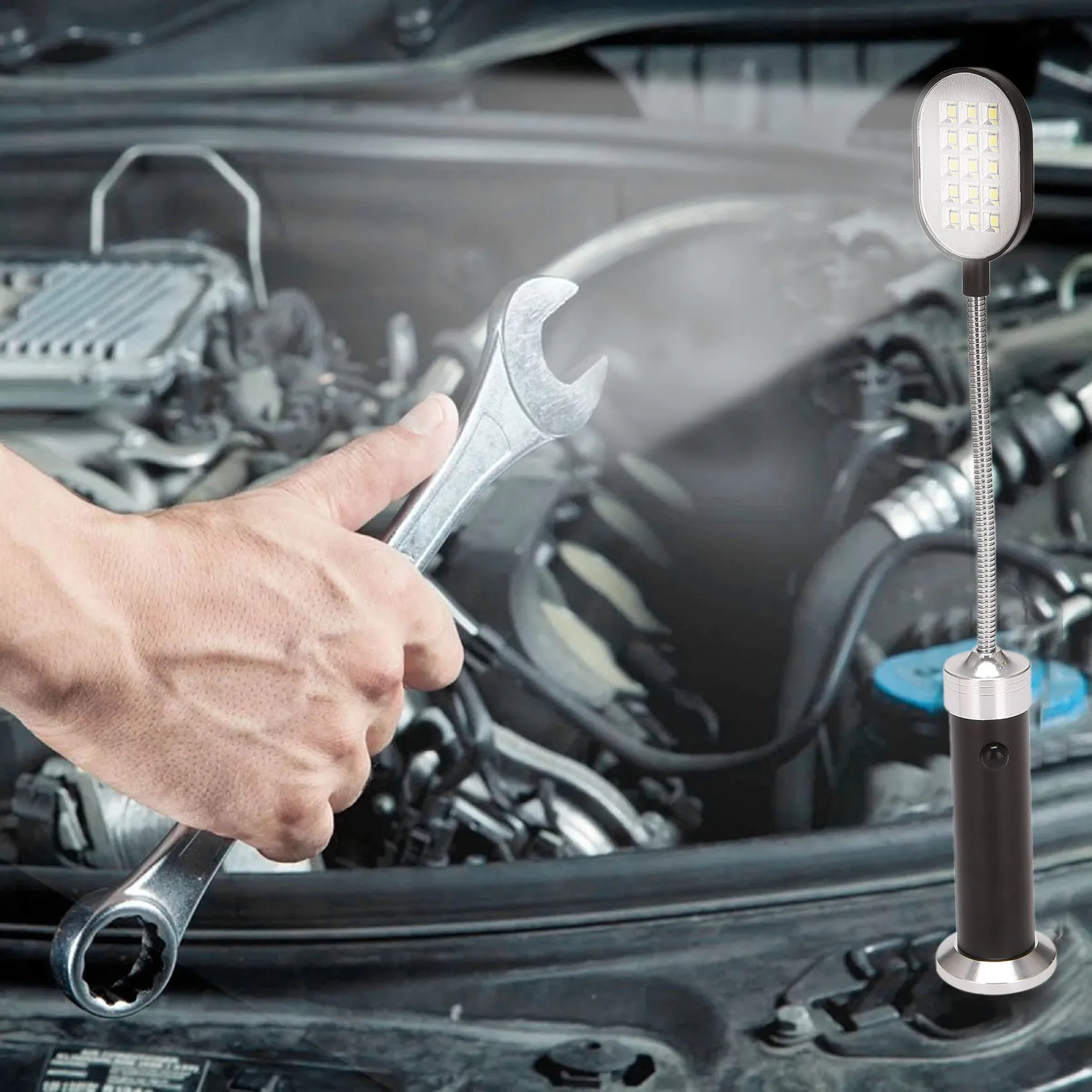 Суперъяркая светодиодная подсветка для гриля барбекю с магнитной основой гибкая