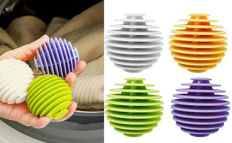 

3pcs Dryer Balls Home Washing Fleece Drying Laundry Ball Clothes Softener Washing Machine Accessories Hair Remover For Laundry