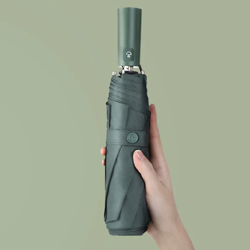 

Windproof Ladies Umbrella Automatic Folding Outdoor Umbrella Black Coating Fashion Travel Guarda Chuva Household Products New