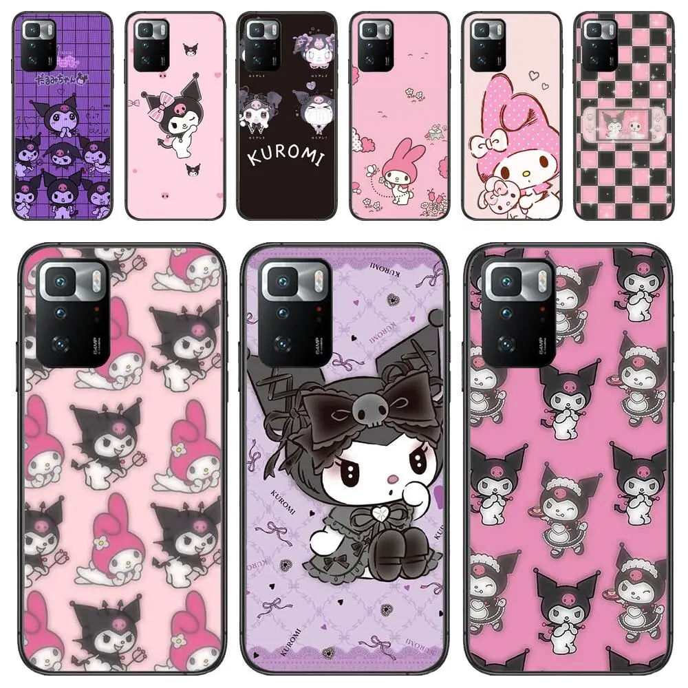 

My Melody Phone cover For Redmi Note 4 5a 5 6 7pro 7 8 8pro 8t 9 pro max 9s 9t 10 10pro Phone case Black
