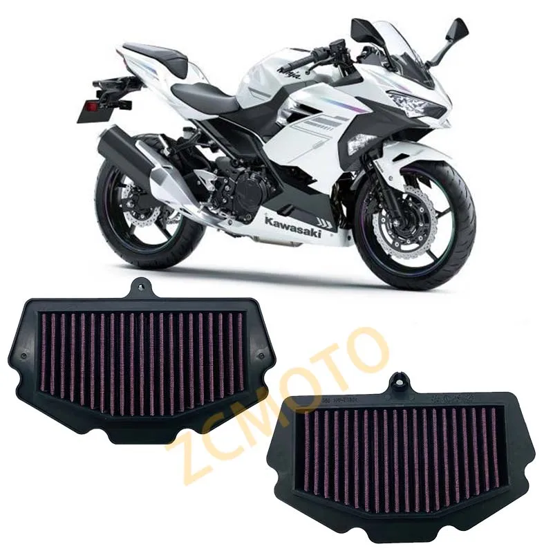 

Motorcycle Air Filter Cleaner Air Intake Cleaner High Quality Filter Washable For Kawasaki NINJA250 400 ER400 EX400 Z400