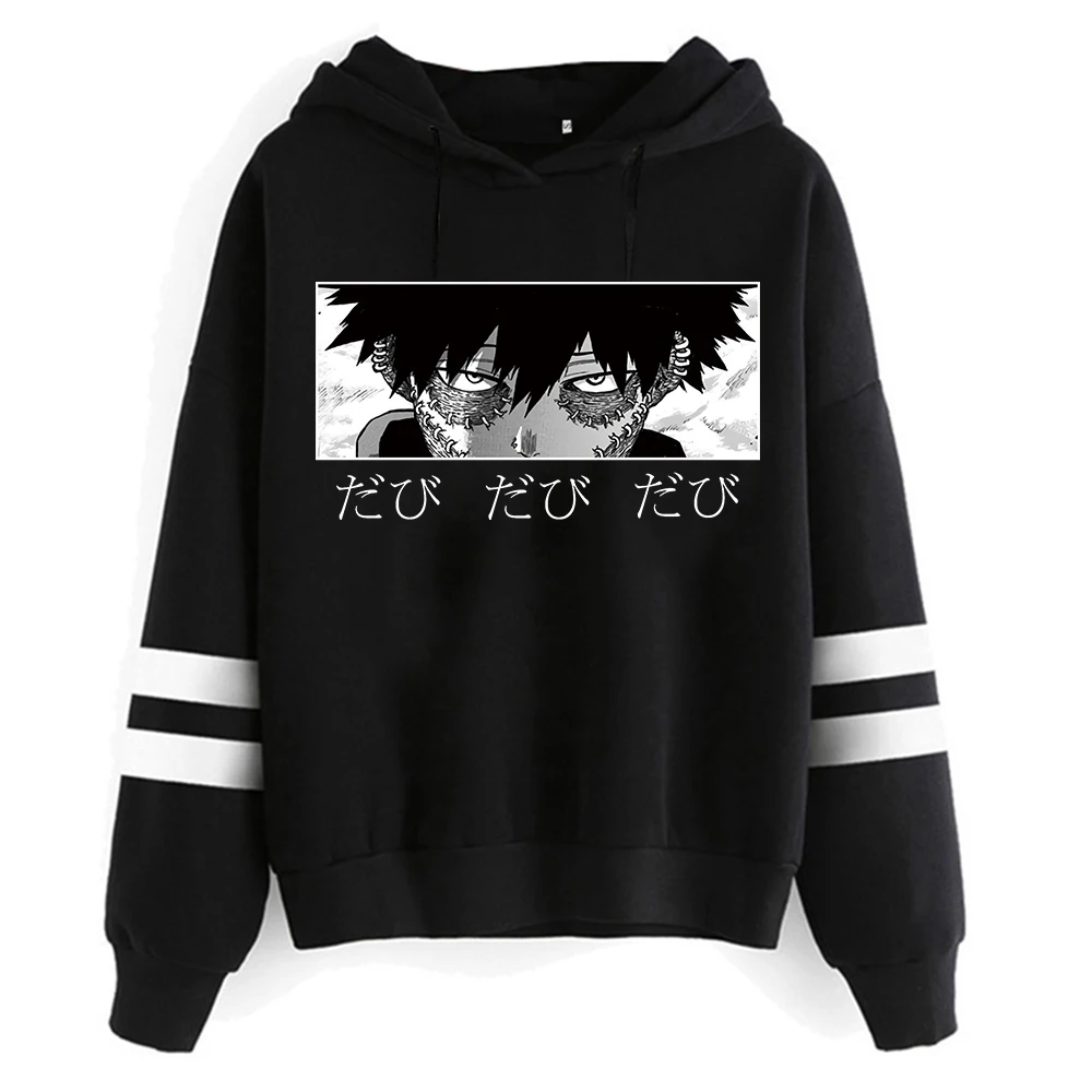 

New Hoodie Dabi Mata Hoodie Boku No Hero Academia Anime Dicetak Hoodies Pahlawan Akademisi Saya Bergaris Berkerudung Sweatshirt