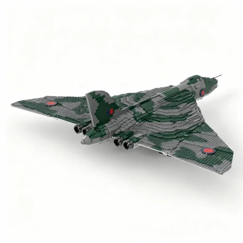 Фото 4386 деталей MOC Creator: Модель бомбардировщика Avro Vulcan, конструктор, творческий набор для самостоятельной сборки, развивающая игрушка, рождественский подарок, кирпичики №2