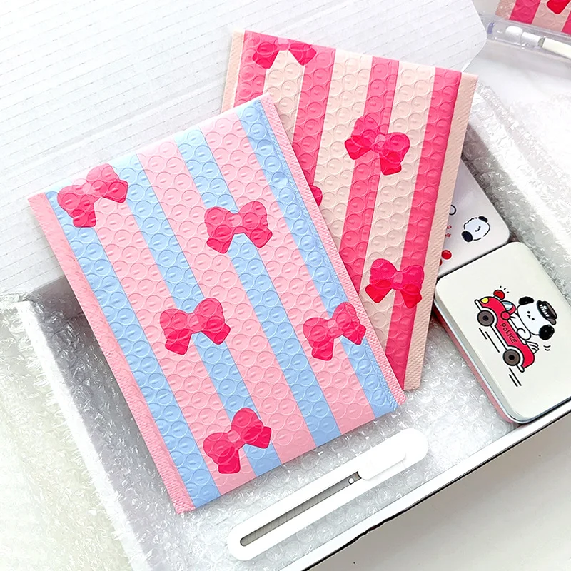 

5pcs Shipping Package Envelop Bow tie Bubble Bag Thicked Bags Express Courier Self Adhesive Mailers Holder