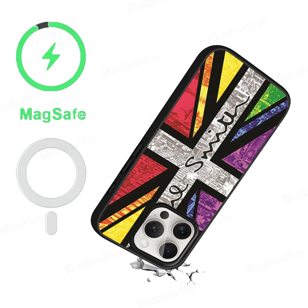 S-Smith fashion P-Paul Phone Case For iPhone 15 Pro Max 14 Plus 13 12 11 Magesafe Magnetic Wireless Charge Cover