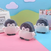 new cute cute little penguin coin purse lipstick bag data cable bag coin bag
