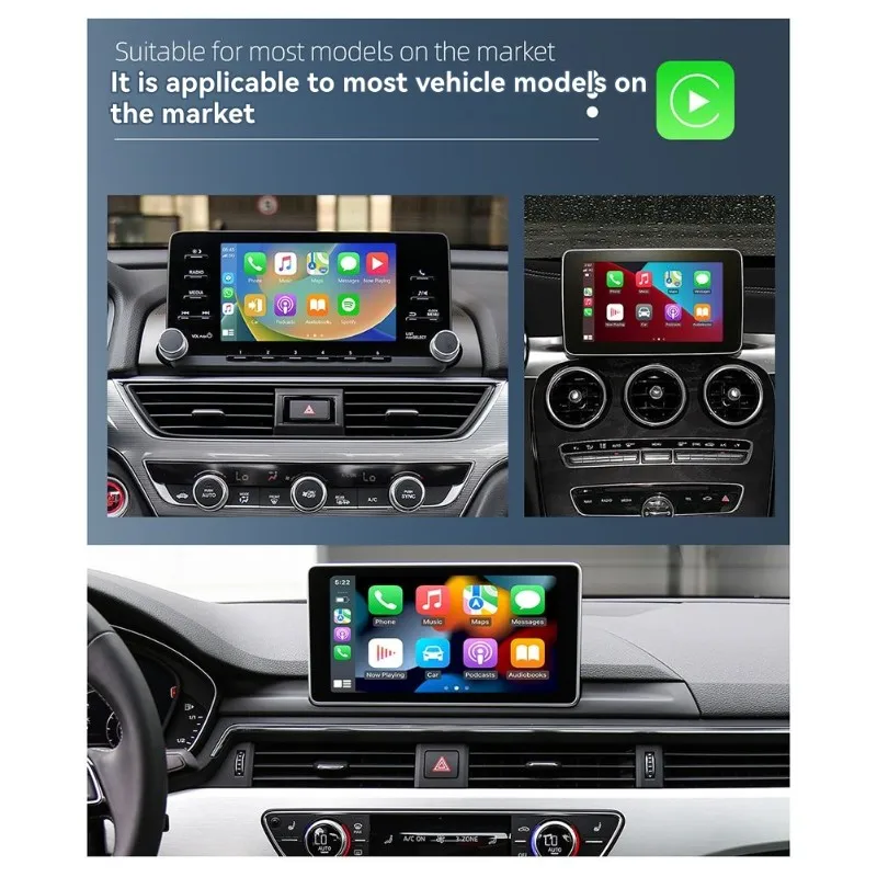 Фото Редкий беспроводной адаптер Carplay для автомобиля, конвертер для IOS/Android телефонов, навигация по картам, управление музыкой №3