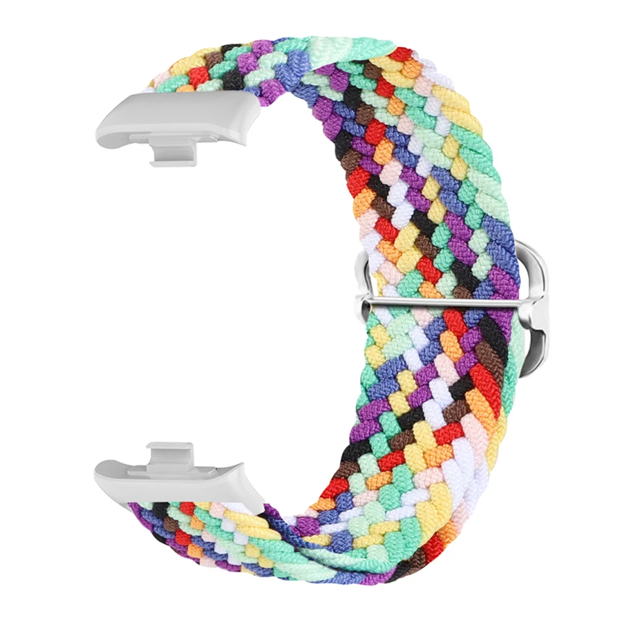 Фото Нейлоновый плетеный ремешок для Xiaomi Mi Band 8/9/10 Pro, браслет для смарт-часов, удобный спортивный ремешок для Redmi Watch 4 5 6 №4