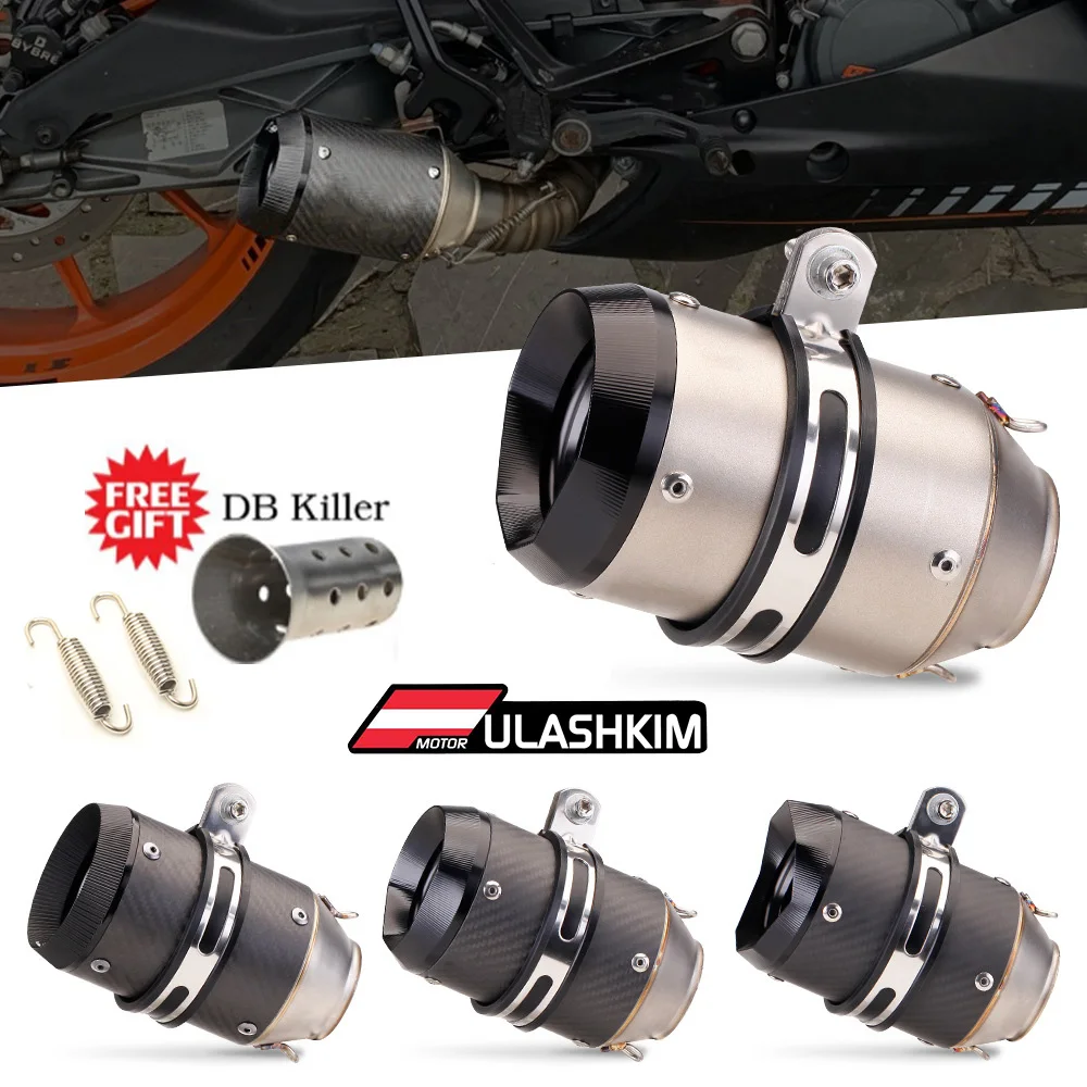 

Универсальная выхлопная Yzf-r125 мотоцикла Cb400 Scarico Moto Yzf-r125 R25 600 Cbf Mt 03 Xre 300 Ktm 65 мотоциклетный глушитель