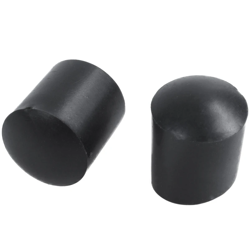 

Rubber Caps 160-Piece Black Rubber Tube Ends 10Mm Round