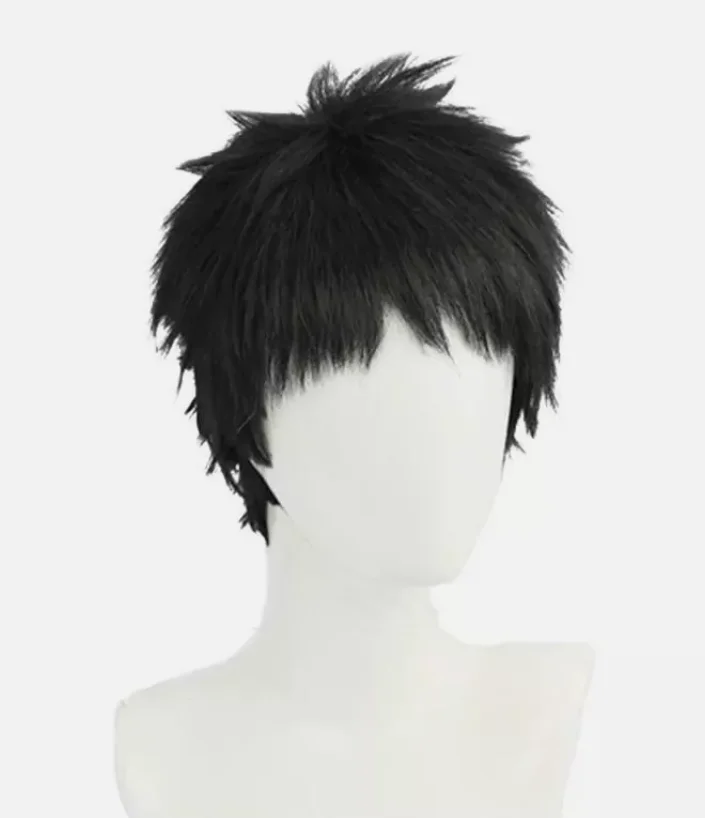 My Dress-Up Darling Marin Wakana Gojo Косплей Парики Черные 30 см Короткие мужские волосы